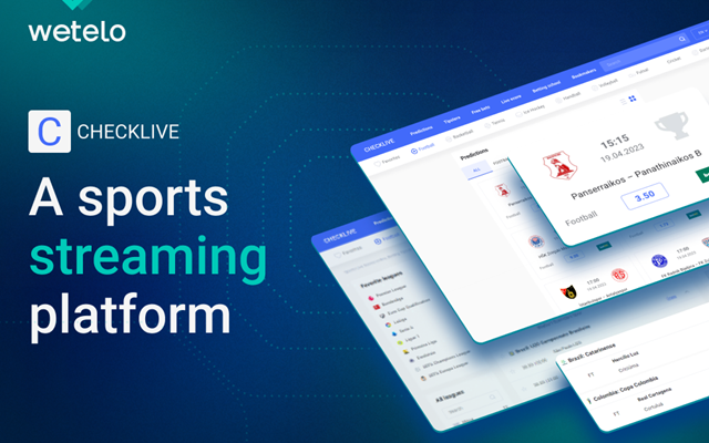 Wetelo Inc. Projekt - Plattform für Sportübertragungen