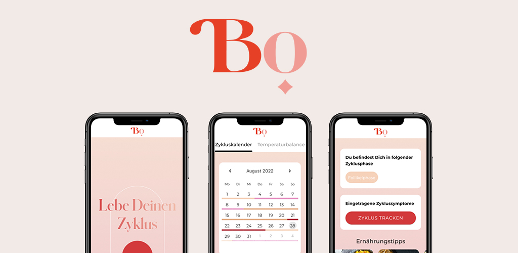 Hybric Codeworks GmbH Projekt - bodysynchron: Zyklus- & Gesundheitsapp mit smarter Ernährungsempfehlung