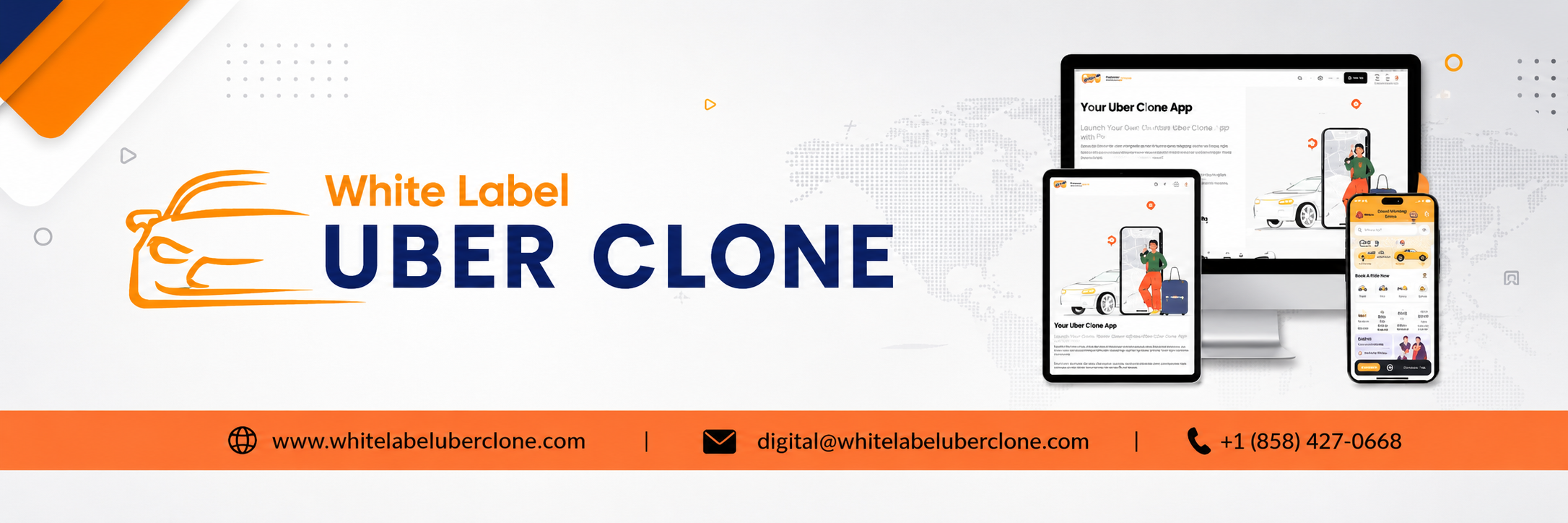 White Label Uber Clone Headerbild