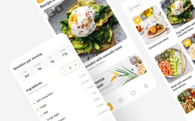 Zoftify Projekt - Meine Rezepte, White-Label-Mobile-App & Dashboard