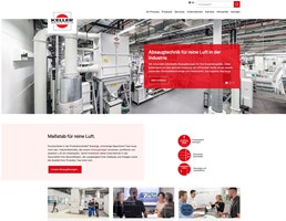 induux international gmbh Projekt - Website Keller Lufttechnik