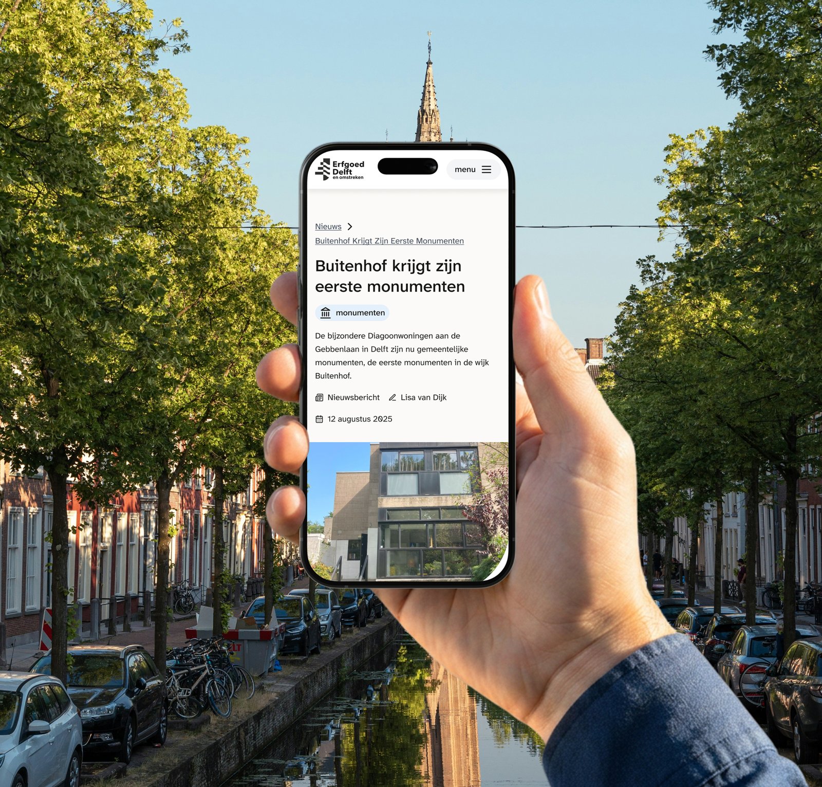 Appfront Projekt - Eén digitaal platform voor het erfgoed van Delft