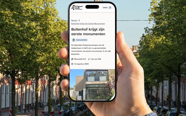Appfront Projekt - Eén digitaal platform voor het erfgoed van Delft