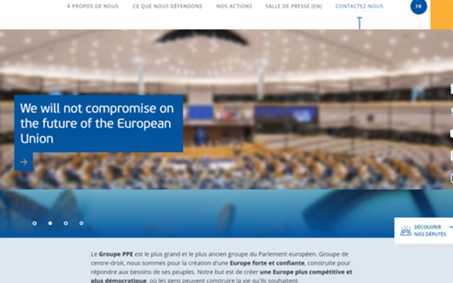 Actency Projekt - EPP-Fraktion: Headless-Drupal-Projekt