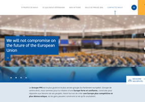 Actency Projekt - EPP-Fraktion: Headless-Drupal-Projekt