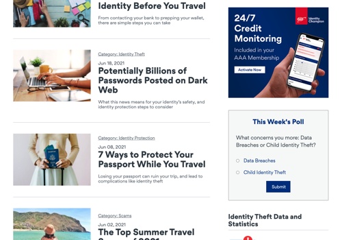 Kegan Quimby Web Design & Development Projekt - Identity Champion by AAA