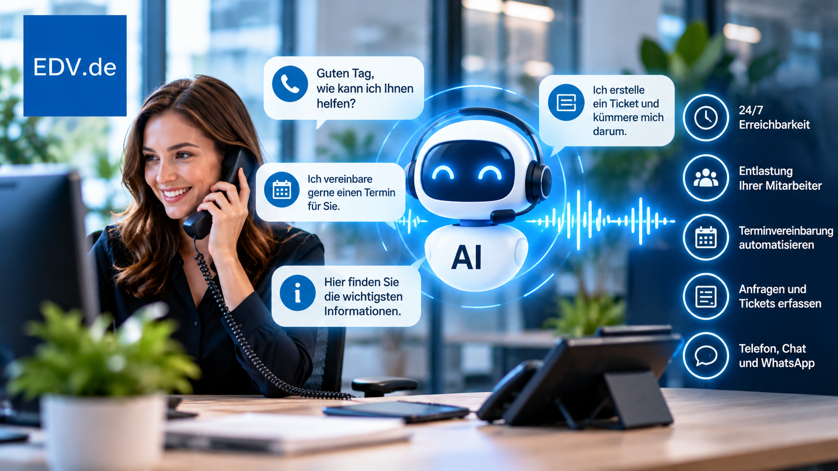 Implementierung eines KI-Telefonassistenten mit Placetel AI