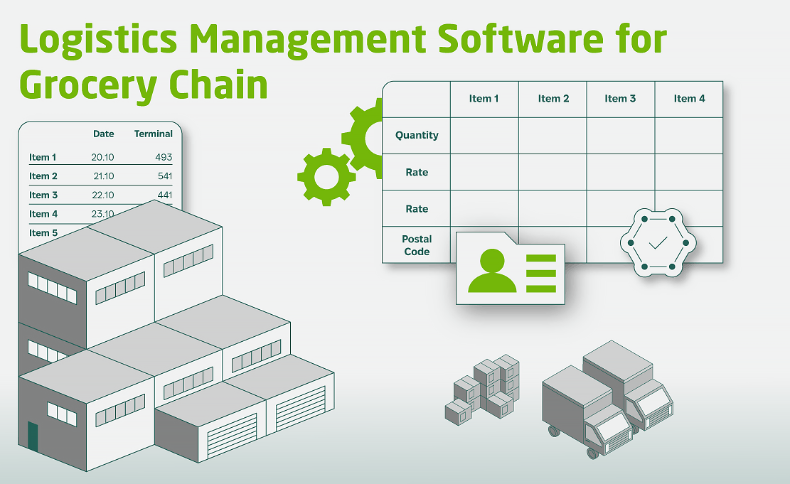 Chudovo OÜ Projekt - Logistikmanagement-Software für die Lebensmittelkette