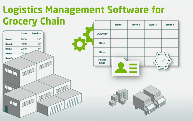 Chudovo OÜ Projekt - Logistikmanagement-Software für die Lebensmittelkette