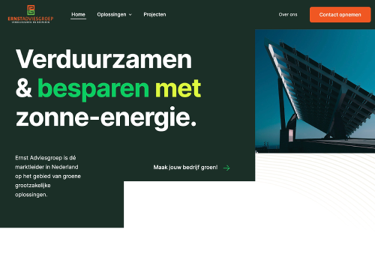Projekt mit Ernst Advies Groep - Ernst Advies Groep