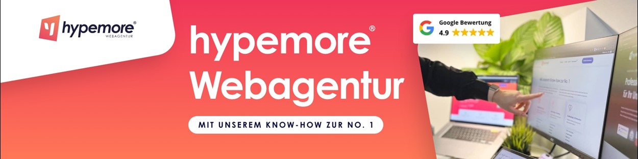Banner hypemore® Webagentur