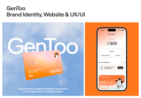 Embacy Projekt - GenToo: Markenidentität, Website & UI/UX
