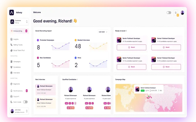 InterCode Projekt - Adway, AI-HR-Tech-Softwareplattform
