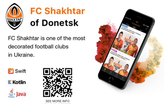 Axon Projekt - FC Shakhtar: Mobile App für den Fußballverein
