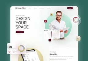 UIUX Studio Projekt - Homepage-Design für ein Home-Staging-SaaS-Unternehmen