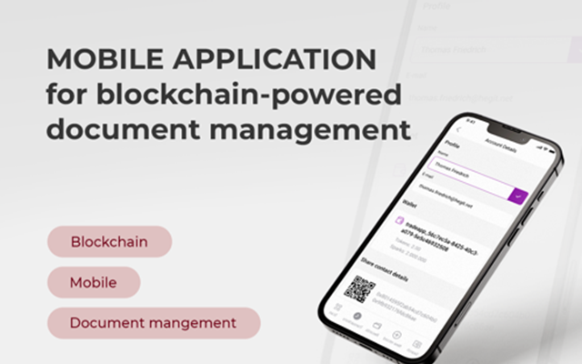 Innowise Projekt - Blockchain-basierte mobile Dokumentenverwaltungs-App