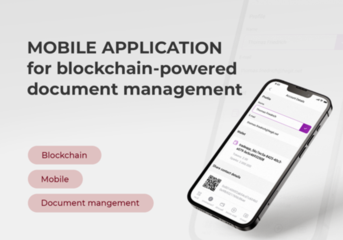 Blockchain-basierte mobile Dokumentenverwaltungs-App