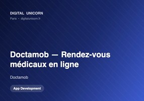 Digital Unicorn SAS Projekt - Doctamob, Plattform für die Terminbuchung im Gesundheitswesen in Togo