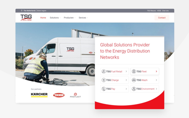 Evers + de Gier Projekt - Unternehmenswebsite für 30+ Länder