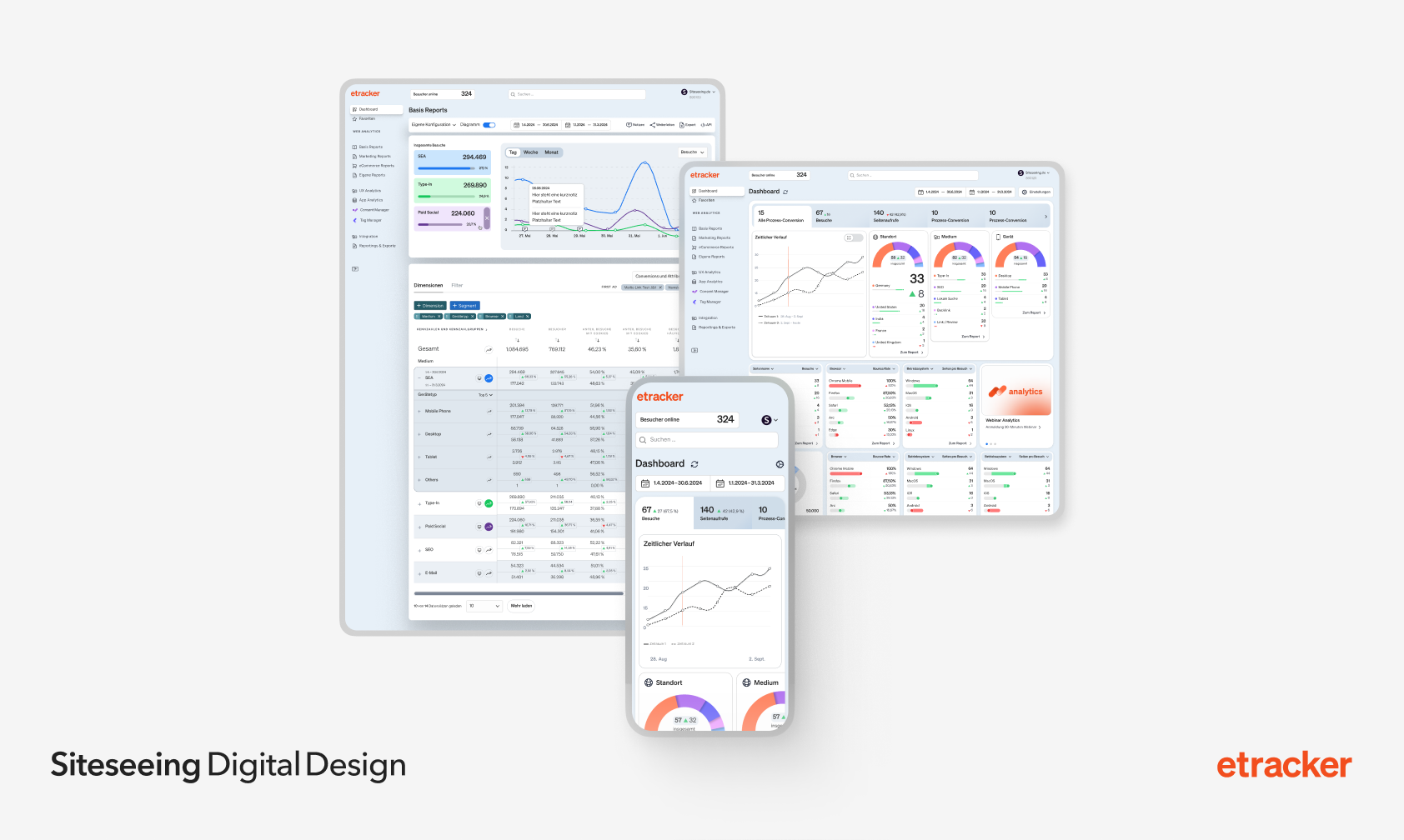 Siteseeing Digital Design Projekt - etracker App