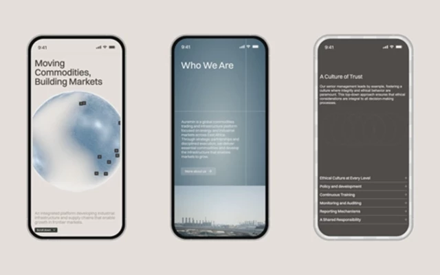 The Brink Agency Projekt - Auremin, Wo Materie Märkte bewegt
