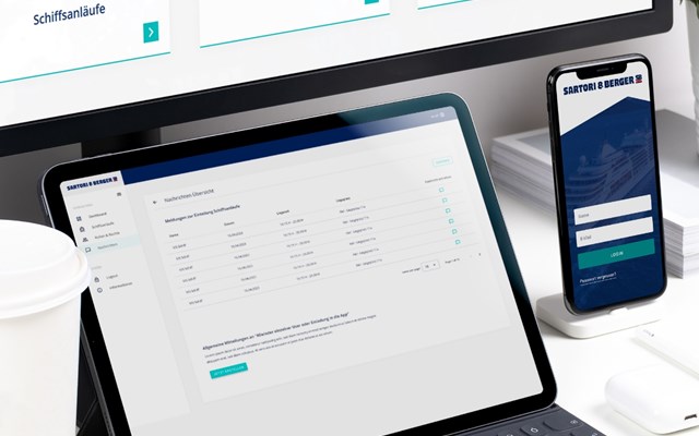 iseo Digitalagentur Projekt - Sartori & Berger - App Entwicklung in Flutter