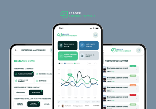 Appstronaute Projekt - Mobile & Web App - Leader Environnement