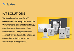 Naxtre Technologies Pvt Ltd Projekt - Oakter, Steuern Sie Ihr Zuhause, jederzeit und von überall