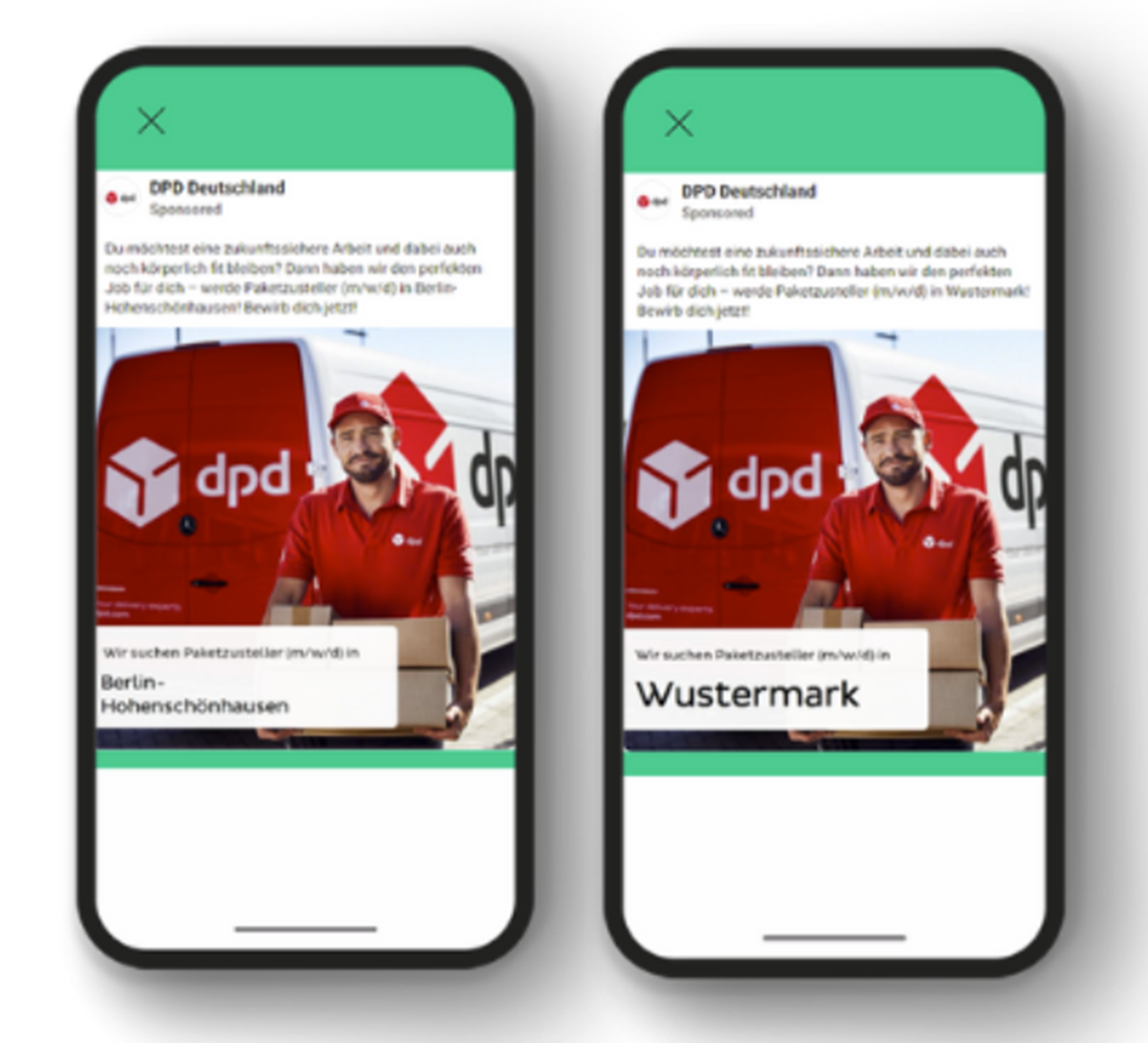 Standortspezifisches Social Recruitment für DPD-Depots