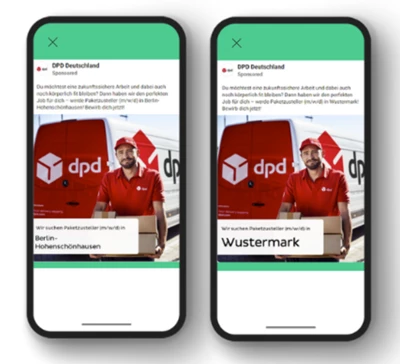 Standortspezifisches Social Recruitment für DPD-Depots