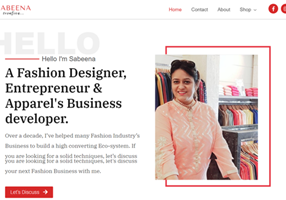 99WEBDESIGN™ Projekt - Sabeena Creation (Marke)