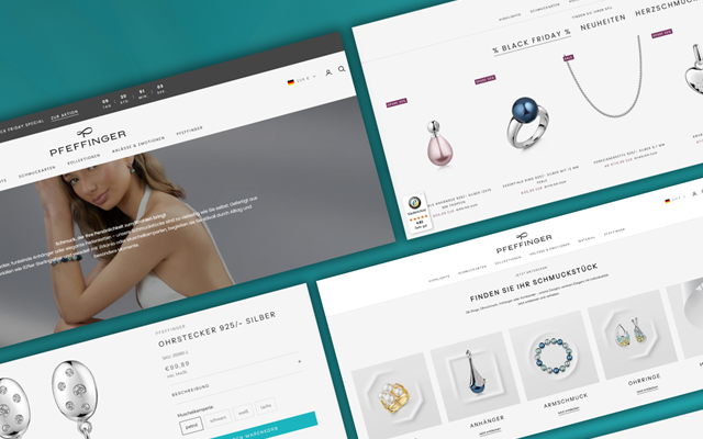NextPercent Projekt - Shopify Migration & UX/UI Redesign für Pfeffinger Schmuck