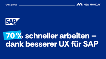 New Monday - UI UX Design Agentur Berlin Projekt - Wie wir SAPs Kundendaten-Software um 70 % schneller machten