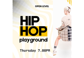 Task Virtual Projekt - OPEN LEVEL, Hip-Hop-Playground-Broschüre