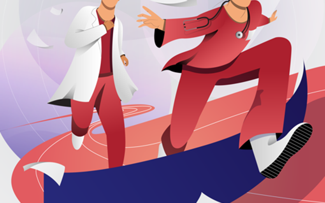 Dotolina Projekt - Leitende Illustration für die Gesundheitsmarke