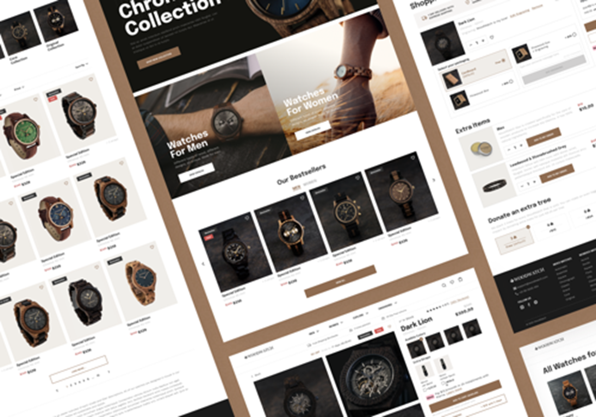 WoodWatch E-Commerce-Website - 