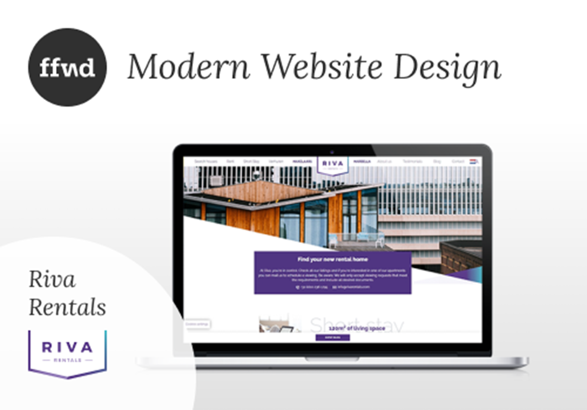 Riva Rentals – Modernes Webdesign - Riva Rentals