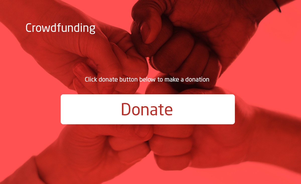 Crowdfunding-Webplattform für wohltätige Zwecke