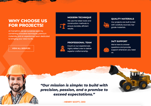 Digital Parameters Projekt - FrameFirm-Web- und SEO-Projekt mit Lead-Generierung