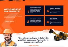 Digital Parameters Projekt - FrameFirm-Web- und SEO-Projekt mit Lead-Generierung