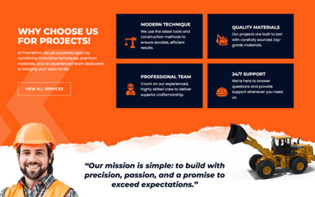 Digital Parameters Projekt - FrameFirm-Web- und SEO-Projekt mit Lead-Generierung