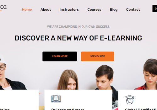 Ambiguous Solution Pvt. Ltd. Projekt - Website-Entwicklung für eine E-Learning-Website