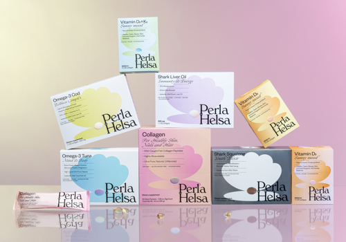 Marke für Nahrungsergänzungsmittel Perla Helsa