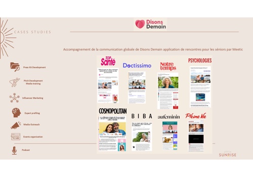 Hello SunRise Projekt - PR und Kommunikation für Advizeo