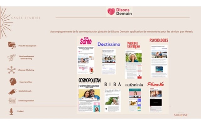 Hello SunRise Projekt - PR und Kommunikation für Advizeo