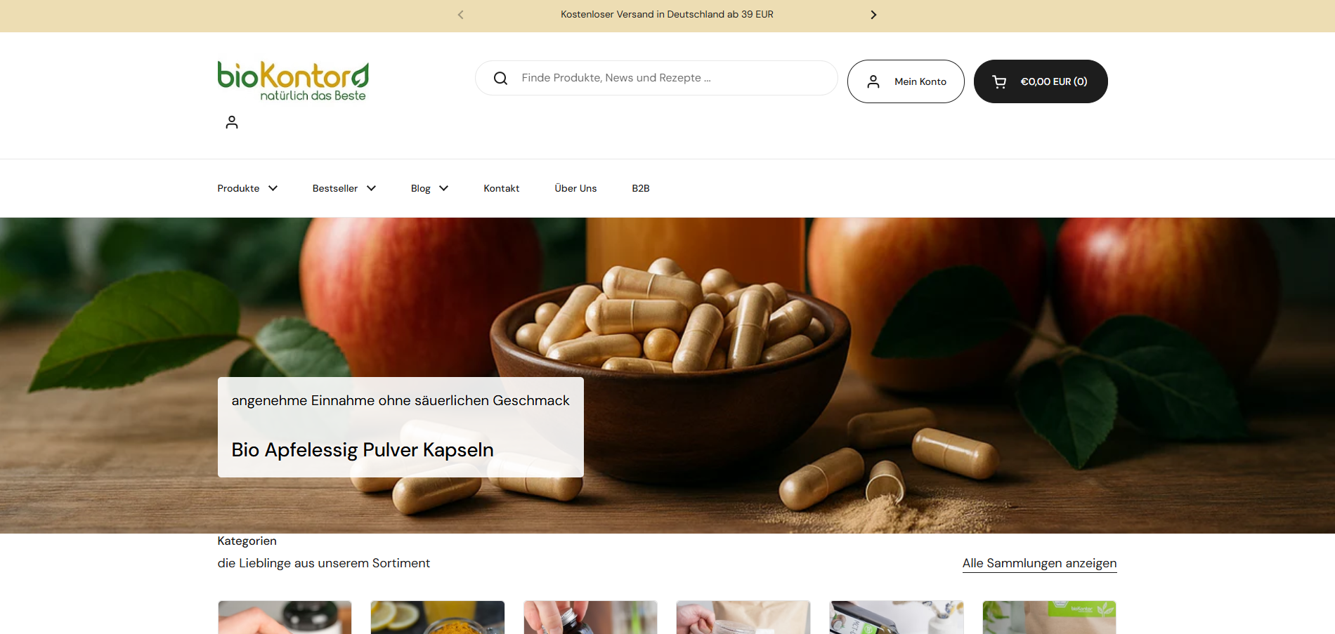 RESPONSE GmbH Projekt - Google Ads Betreuung für bioKontor, Such- & PMax-Kampagnen