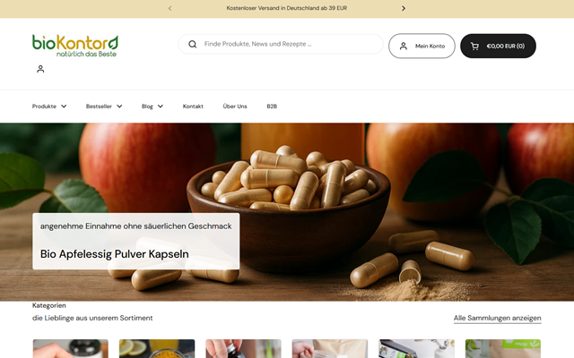 RESPONSE GmbH Projekt - Google Ads Betreuung für bioKontor, Such- & PMax-Kampagnen