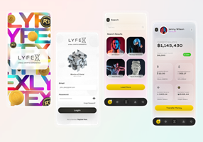 UIUX Studio Projekt - LYFEX - UX/UI-Design für die mobile App