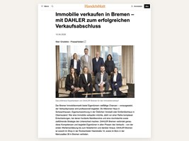 PresseHelden GmbH Projekt - Artikel zum Immobilinverkauf in Bremen mit DAHLER