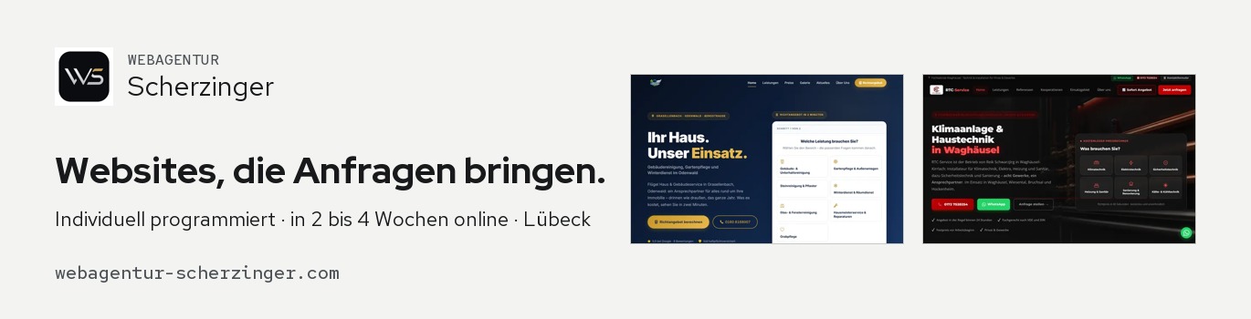 Webagentur Scherzinger Headerbild